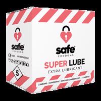 SAFE - Condoms with Extra Lubricant Superlube 5 pcs