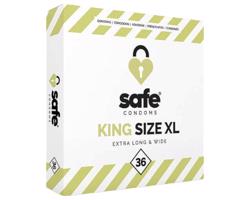 SAFE King Size XL - extra veľké kondómy (36 ks)