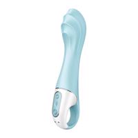 Satisfyer Air Pump Vibrator 5 - inteligentný dobíjateľný vibrátor s pumpičkou (modrý)