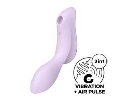 Satisfyer Curvy Trinity 2 - 2v1 vibrátor s vlnami (fialový)