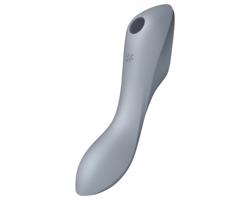 Satisfyer Curvy Trinity 3 - 2v1 vibrátor s tlakovými vlnami (šedý)