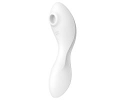 Satisfyer Curvy Trinity 5+ - inteligentný vzduchový 2v1 vibrátor (biely)