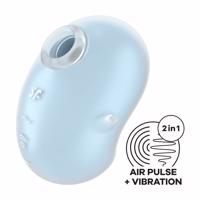 Satisfyer Cutie Ghost - dobíjací stimulátor klitorisu so vzduchovou vlnou (modrý)