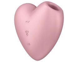 Satisfyer Cutie Heart - akumulátorový stimulátor klitorisu s tlakovými vlnami (ružový)