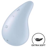 Satisfyer Dew Drop - akumulátorový, vodotesný vibrátor na klitoris (modrý)