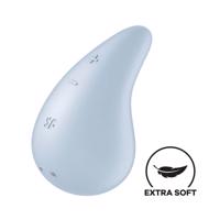 Satisfyer Dew Drop - dobíjací, vodotesný vibrátor na klitoris (modrý)