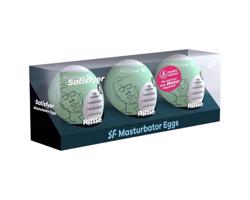 Satisfyer Egg Riffle - masturbačné vajíčka set (3 ks)