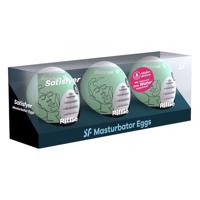 Satisfyer Egg Riffle - masturbačné vajíčko sada (3 ks)