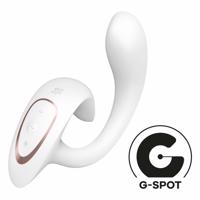 Satisfyer G for Goddess 1 - bezdrôtový vibrátor na klitoris a bod G (biely)