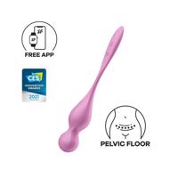 Satisfyer Love Birds 1 - inteligentná vibračná guľa pre gekóny (ružová)