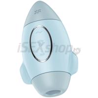 Satisfyer Mission Control Rechargeable Air&amp;amp;#45;Pulse Clitoral Stimulator Blue