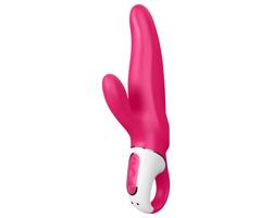 Satisfyer Mr. Rabbit - vodotesný, nabíjateľný vibrátor s dráždidlom na klitoris (ružový)