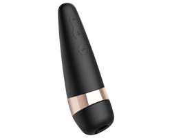 Satisfyer Pro 3+ - vodotesný, akumulátorový stimulátor klitorisu (čierny)