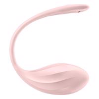 Satisfyer Ribbed Petal - rádiové vibračné vajíčko (ružové)