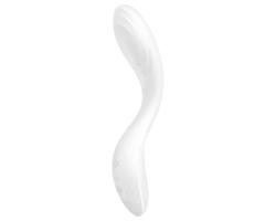 Satisfyer Rrrolling - akumulátorový, pohyblivý guličkový G-bod vibrátor (biely)