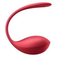 Satisfyer Shiny Petal - rádiové vibračné vajíčko (červené)