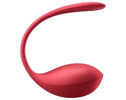 Satisfyer Shiny Petal - vibračné vajíčko s diaľkovým ovládaním (červené)