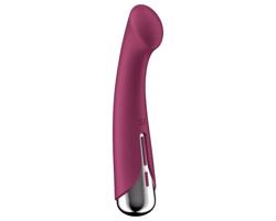 Satisfyer Spinning G-Spot 1 - rotačný hlavicový vibrátor na bod G (červený)