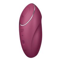 Satisfyer Tap & Climax 1 - 2 v 1 vibrátor a stimulátor klitorisu (červená)