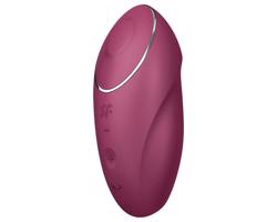 Satisfyer Tap & Climax 1 - 2v1 vibrátor a stimulátor klitorisu (červený)