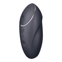 Satisfyer Tap & Climax 1 - vibrátor a stimulátor klitorisu 2v1 (čierny)