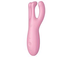 Satisfyer Threesome 4 - inteligentný klitorisový vibrátor (ružový)