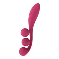 Satisfyer Tri Ball 1 - dobíjací multifunkčný vibrátor (červený)