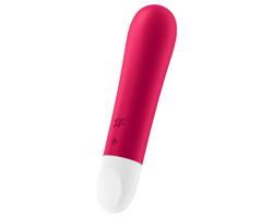 Satisfyer Ultra Power Bullet 1 - nabíjateľný, vodotesný vibrátor (červený)