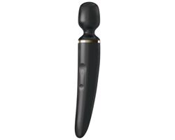 Satisfyer Wand-er Woman - vodotesný masážny vibrátor (čierny)