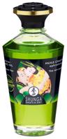 Shunga - hrejivý masážny olej - zelený čaj (100 ml)