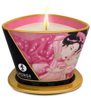 Shunga libido stimulujúca masážna sviečka Magic Rose (170 ml)