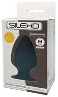 Silexd M - prispôsobivé análne dildo - 11cm (čierne)