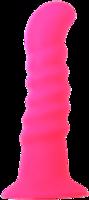 Silikónové dildo s prísavkou Hot Pink (18 cm)