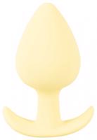 Silikónový análny kolík Cuties Yellow Pastel (8,4 cm)