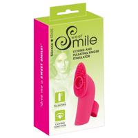 SMILE Licking - Wireless Air-Wave Finger Vibrator (Pink)