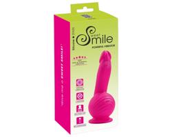 SMILE Powerful - akumulátorový, 2-motorový prísavkový vibrátor (ružový)