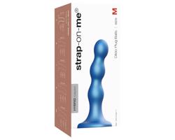 Strap-on-me Balls M - guľôčkové, s prísavkou dildo (modré)