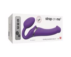 Strap-on-me M - bezpásový pripínací vibrátor (fialový)