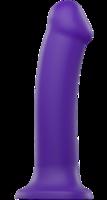 Strap-On-Me ohybné dildo z dvojitého silikónu (20 cm), fialové
