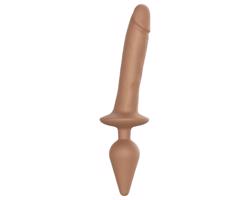 Strap-on-me Switch Realistic XXL - 2v1 silikónové dildo (naturál)