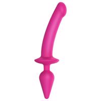 Strap-on-me Swith Semi-Realistic XXL - 2v1 silikónové dildo (ružové)