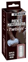 STROKER Twister - falošný masturbátor (priesvitný)