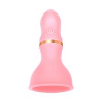 Sunfo - dobíjací vibračný stimulátor bradaviek (ružový)