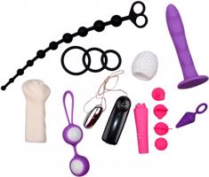 Súprava erotických pomôcok Deluxe Couple Play Set + DARČEK (Masturbačné vajíčko)