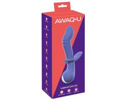 Sure! The product name translated from Hungarian to Slovak would be:

AWAQ.U 2 - akumulátorový, 2-motorový G-bod vibrátor (fialový)