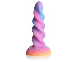 Svetielkujúci jednorožec - fialovo-ružové dildo Moon Rider