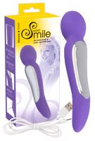 SWEET SMILE Wand Dual Motor Vibe - masážny vibrátor (fialový)