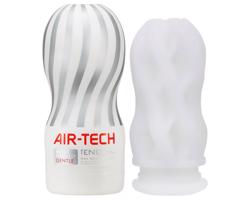 TENGA Air Tech Gentle - opakovane použiteľný masturbátor (biely)