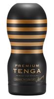 TENGA Premium Strong - jednorazový masturbátor (čierny)