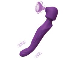 Tracy's Dog Wand - pulzujúci masážny vibrátor (fialový)